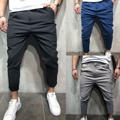 Pantalones Rectos Lisos Todo Combinable - Image 8