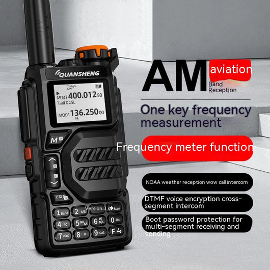 Radios Portátiles Multibanda con Batería de Litio para Aventuras al Aire Libre