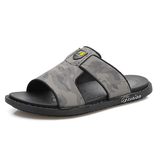 Sandalias de Cuero Piel Suave Antideslizantes para Hombre - Zapatos de Playa