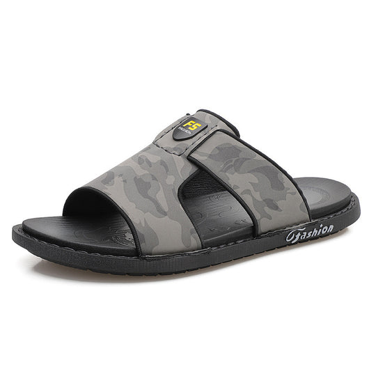 Sandalias de Cuero Piel Suave Antideslizantes para Hombre - Zapatos de Playa