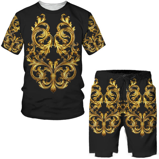 Traje Casual de Verano Hombre - Diseño Monocromático con Impresión 3D - Image 18