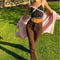 Botas Cortas Retro Marrón Cintura Alta Elástica Premium