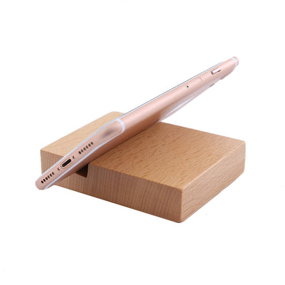 Soporte Personalizado para Teléfono en Madera de Haya con Monedero Integrado - Image 13
