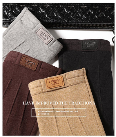 Guantes de Invierno para Hombre con Forro Polar Térmico, Impermeables y Compatible con Pantalla Táctil - Image 9