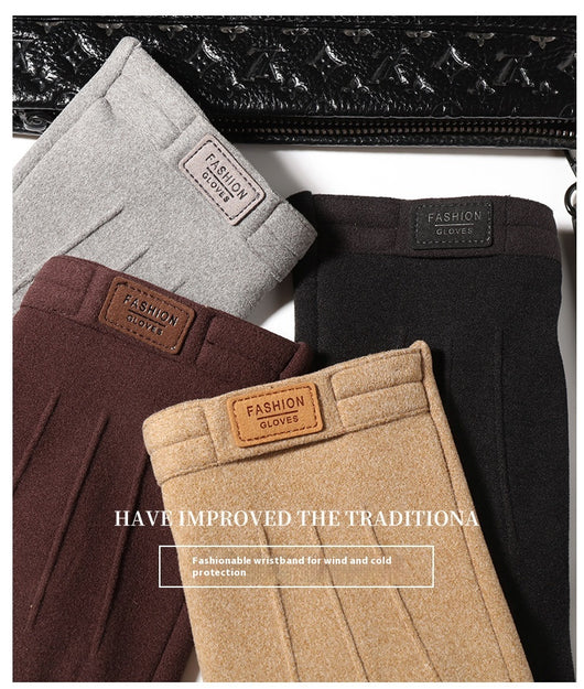Guantes de Invierno para Hombre con Forro Polar Térmico, Impermeables y Compatible con Pantalla Táctil - Image 9