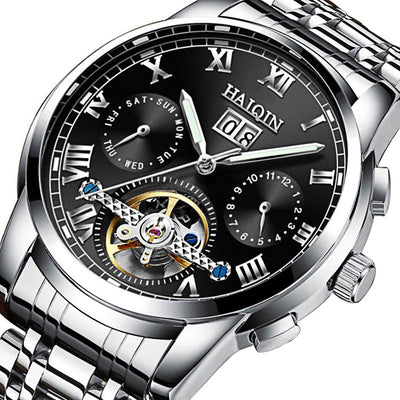 Reloj Automático Mecánico Hueco Luminoso Resistente al Agua para Hombre - Image 8
