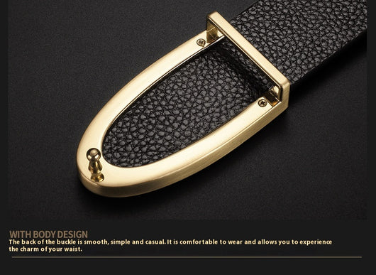 Cinturón de Cuero para Hombre con Hebilla Elegante - Estilo Ejecutivo - Image 26