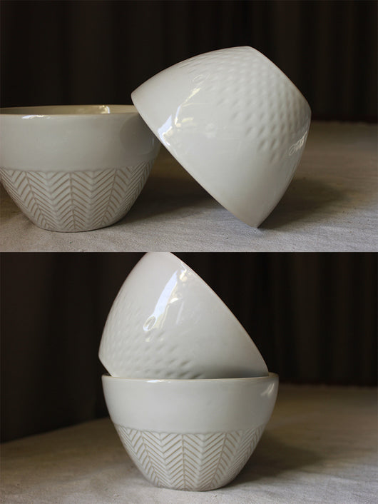 Tazón de Fideos Instantáneos Estilo Retro con Relieve de Cerámica Esmaltada - Image 37