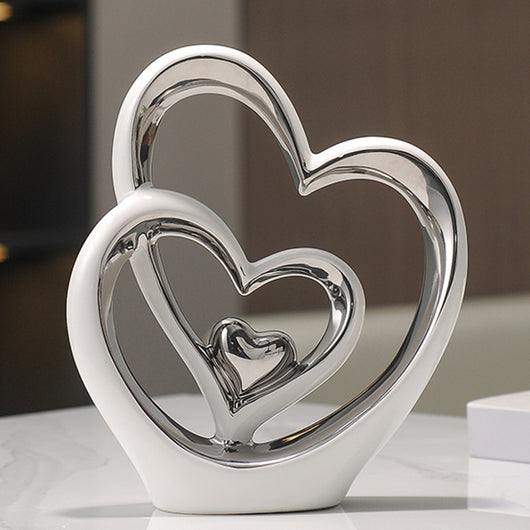 Adorno Decorativo de Corazón para Parejas - Ornamento de Lujo para Bodas y Hogar - Image 12
