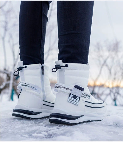 Zapatos Casuales para Hombre de Algodón Impermeables con Forro de Lana Invernal - Image 20
