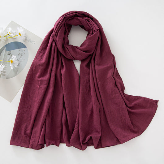 Pañuelo de Rayón Natural con Efecto Arrugado - Accesorio Versátil para Bolso - Image 62