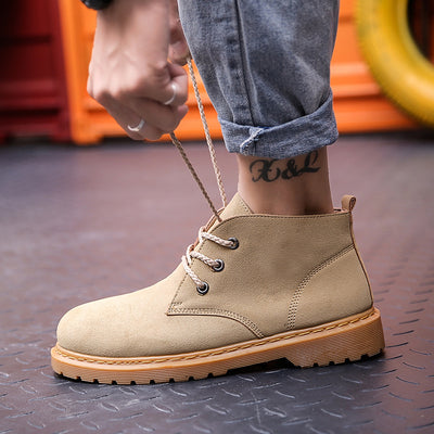 Botas Cortas Casuales para Hombre - Estilo Versátil y Moderno - Image 9