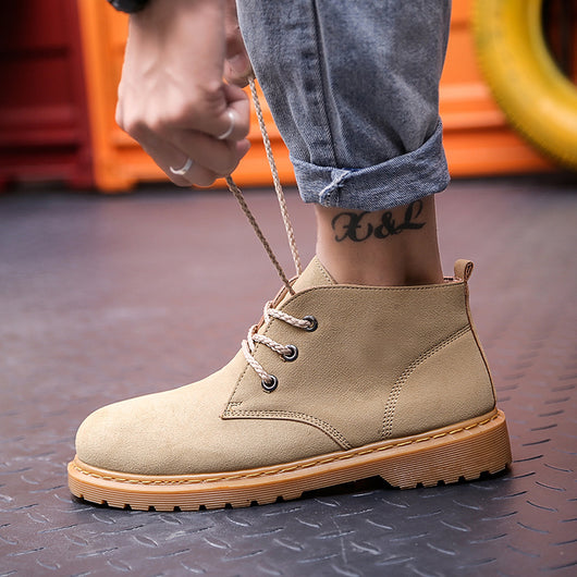 Botas Cortas Casuales para Hombre - Estilo Versátil y Moderno - Image 9