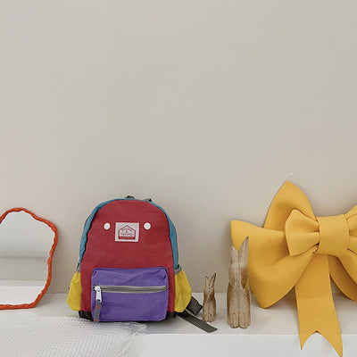 Mochila Infantil de Lona, Simple y Ligera con Protección de Columna para Niños y Niñas - Image 18
