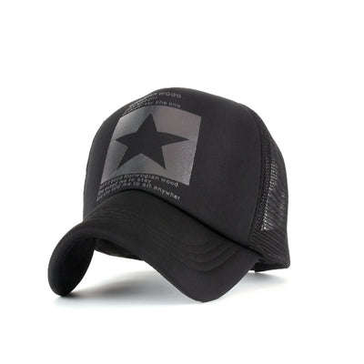 Gorra de Béisbol con Estampado de Estrella de Cinco Puntas - Image 11