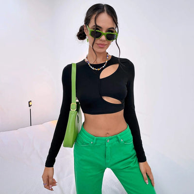 Blusa Elegante de Manga Larga con Detalles Calados - Image 9