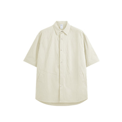 Camisa Estilo Japonés con Textura Jacquard Rombos y Cuadros - Image 5