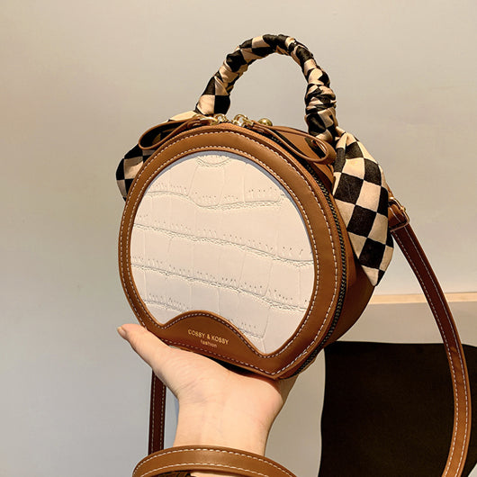 Bolsa Tote con Patrón de Piedra - Bolso de Hombro Elegante y Versátil