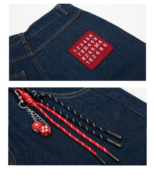 Jeans Retro Americano con Diseño de Cordón - Image 12