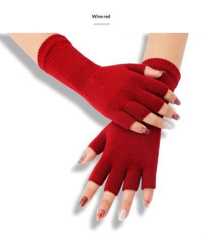 Guantes Térmicos Acrilicos Ribeteados con Dedos Abiertos - Image 20