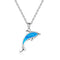 Collar Delfín Oceánico Plata S925