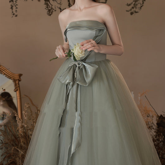 Vestido Bralette de Satén Verde Esmeralda - Image 11