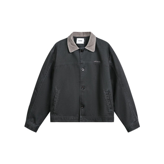 Chaqueta de Trabajo Retro Corta para Hombre - Image 20