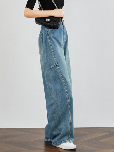 Pantalones Jeans Anchos Deconstructruidos - Estilo Casual Holgado Banana - Image 26