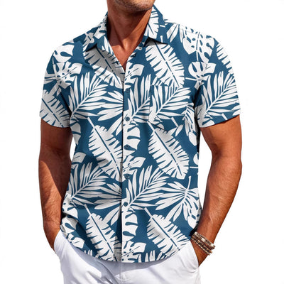 Camisa Hawaiana Hombre Manga Corta - Diseño Versátil y Moderno - Image 4