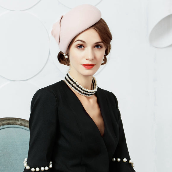 Gorro de Lana Vintage Británico para Mujer