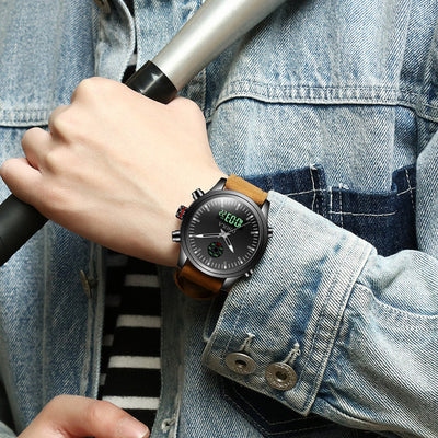 Reloj Electrónico Deportivo Resistente al Agua con Doble Pantalla Luminosa - Image 12