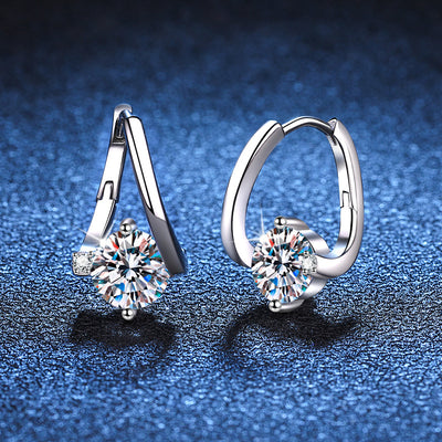 Aretes de Moissanita en Plata 925 - Lujo Asequible - Image 2