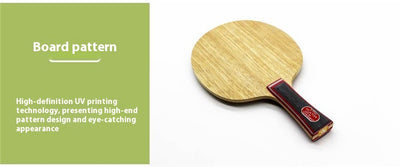 Paleta de Tenis de Mesa Ataque Puro - Base 7 Capas Madera Maciza - Image 8