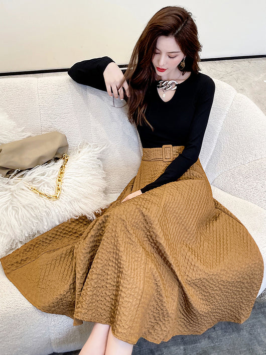 Conjunto Dos Piezas: Blusa Base y Falda de Malla Tendencia - Image 20