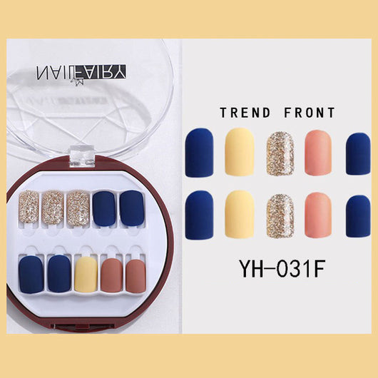 Uñas Postizas Coreanas Removibles Waterproof - Set 30 Piezas Manicura Instantánea - Image 67