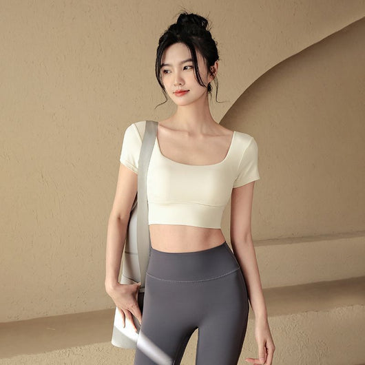 Camiseta Manga Corta para Mujer con Refuerzo de Pecho - Image 4