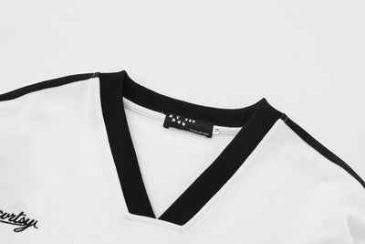 Playera Manga Larga con Diseño de Contraste Estilo Urbano Americano - Image 13