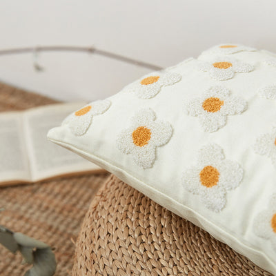 Funda de Almohada de Algodón Bordada Estilo Nórdico Minimalista - Image 7