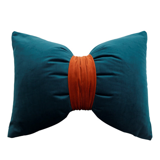 Almohada de Cintura Terciopelo con Moño Elegante - Image 9