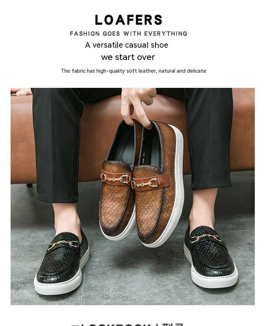 Mocasines de Cuero Británico con Hebilla Doble - Zapatos Ejecutivos Versátiles - Image 18
