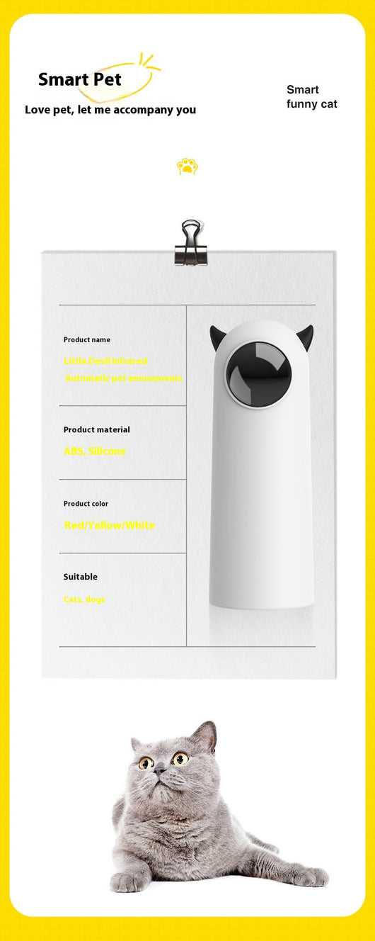 Juguete Interactivo para Gatos con Láser Infrarrojo Automático - Image 13