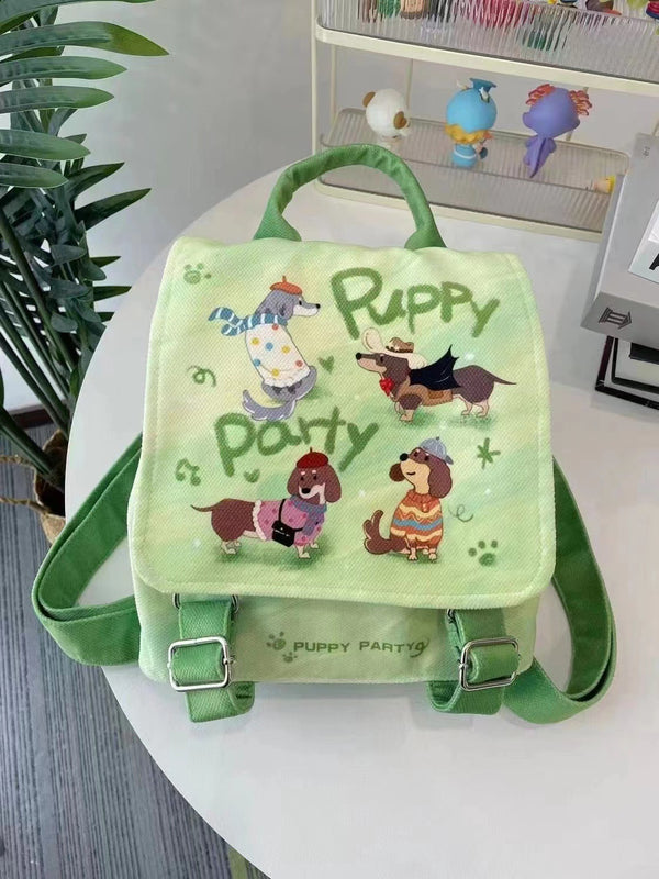 Mochila Escolar Temática de Cachorros - Diseño Casual y Adorable - Image 4