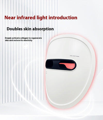 Máscara LED Facial Recargable con Tecnología de Luz de Colores - Image 7