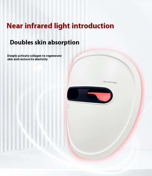 Máscara LED Facial Recargable con Tecnología de Luz de Colores - Image 7