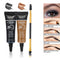 Set de Crema para Cejas Bicolor Resistente al Agua y Larga Duración