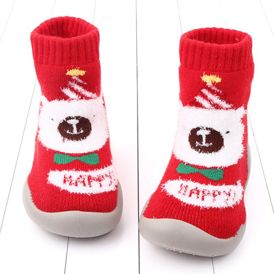 Zapatos Navideños para Bebé con Suela Blanda y Protección Antideslizante - Image 5