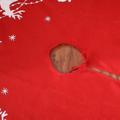 Falda para Árbol de Navidad con Estampado de Reno Navideño - Image 3