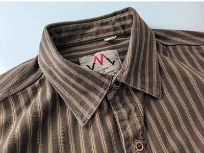 Camisa Casual de Algodón Vintage con Lavado Pesado para Hombre - Image 16