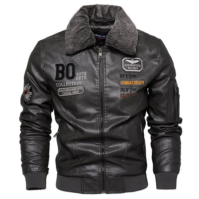 Chaqueta de Cuero Slim Fit para Hombre - Estilo Casual Moderno - Image 7