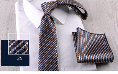 Combo Corbata y Pañuelo de Bolsillo para Hombre Profesional - Image 26